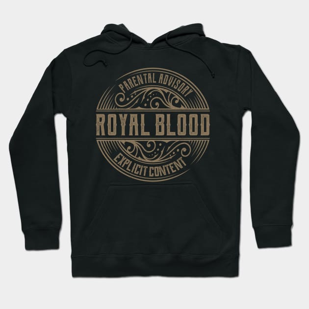 Royal Blood Vintage Ornament Hoodie by irbey